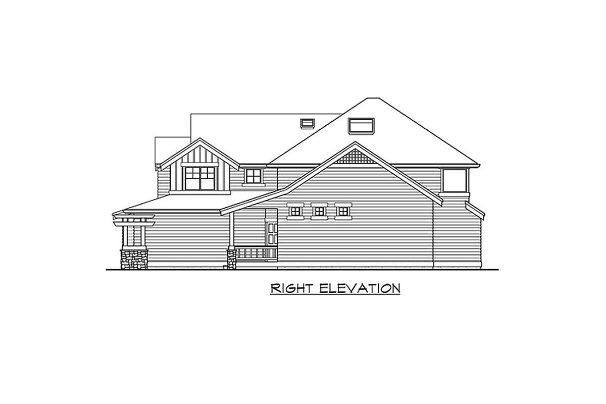 Plan 23038JD: Craftsman House Plan with Angled Foyer - Image #18 - Craftsman, Northwest