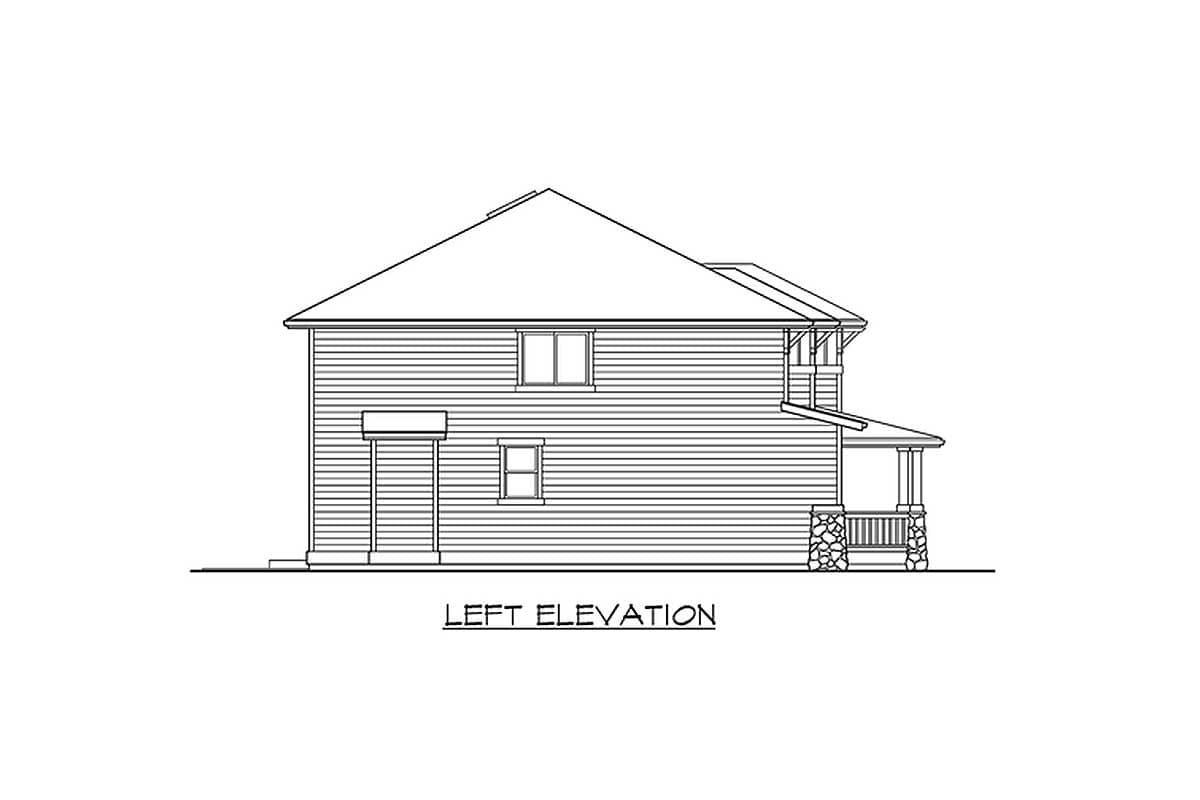 Plan 23042JD: Craftsman House Plan with Open Dining and Living Rooms - 2590 Sq Ft - Image #36 - Craftsman, Northwest