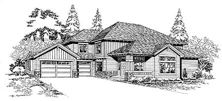 Plan 23046JD: Northwest Styling with Foundation Option - Image #24 - Craftsman, New American, Northwest