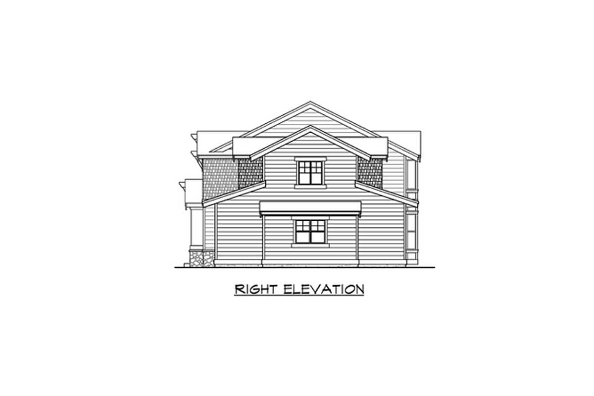 Plan 23055JD: Two-Story Northwest Style House Plan with Bonus Room - 2870 Sq Ft - Image #6 - Country, Craftsman, Northwest, Traditional