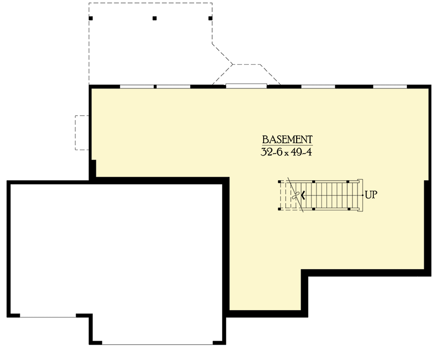 Plan 23078JD: Stately Shingle Style Home Plan with Options - Floor Plan - Lower Level - Craftsman, Northwest, Shingle