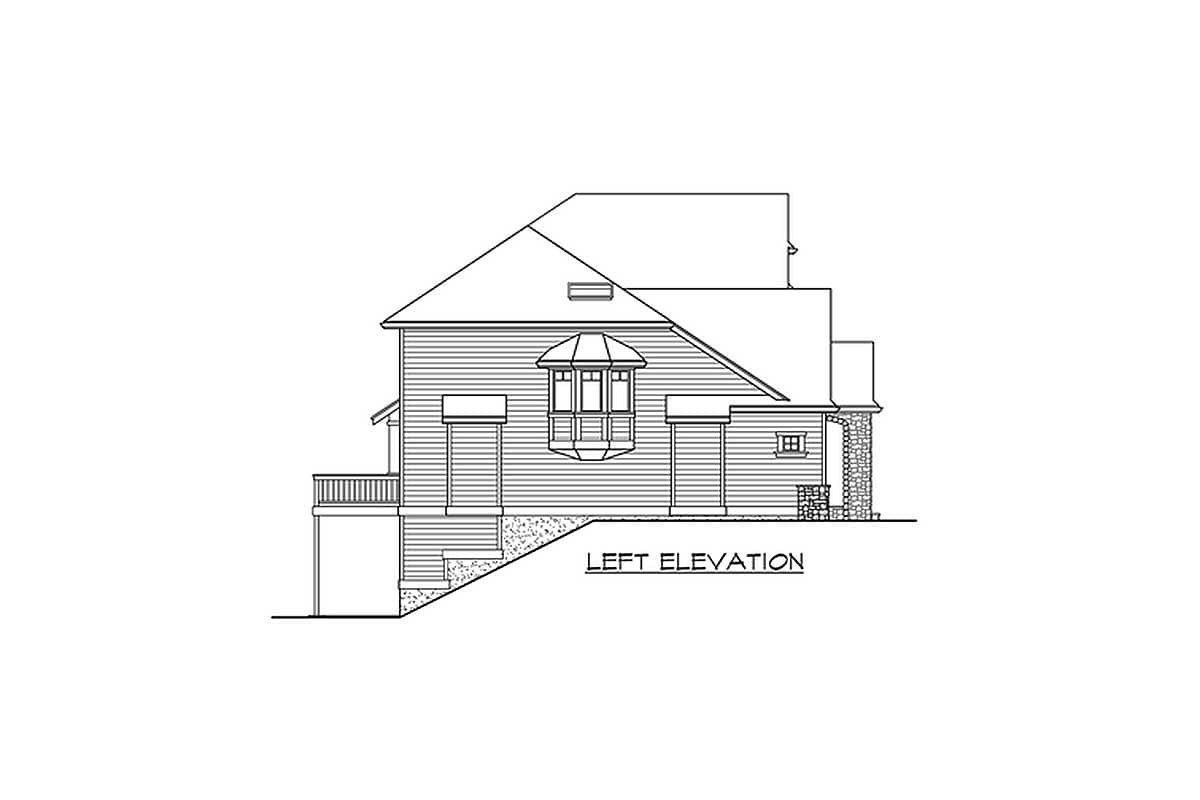 Plan 23082JD: Estate Facade with Open Floor Plan - Image #7 - Craftsman, New American, Northwest