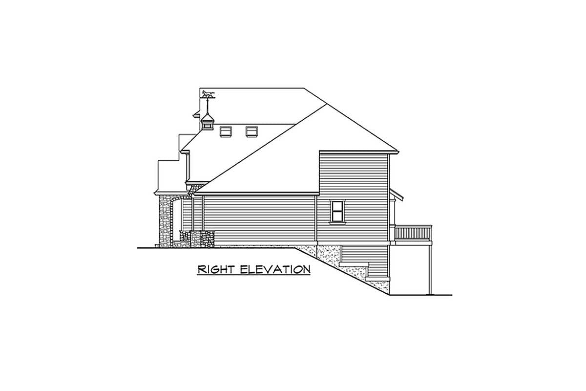 Plan 23082JD: Estate Facade with Open Floor Plan - Image #9 - Craftsman, New American, Northwest