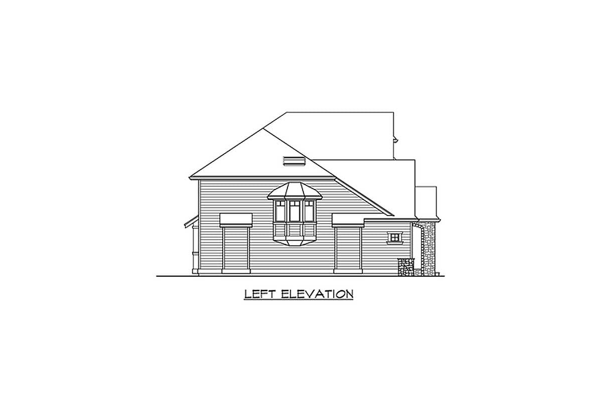 Plan 23086JD: Traditional Styling Inside and Out - Image #7 - Craftsman, New American, Northwest