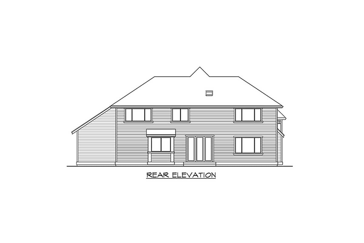 Plan 23086JD: Traditional Styling Inside and Out - Image #8 - Craftsman, New American, Northwest