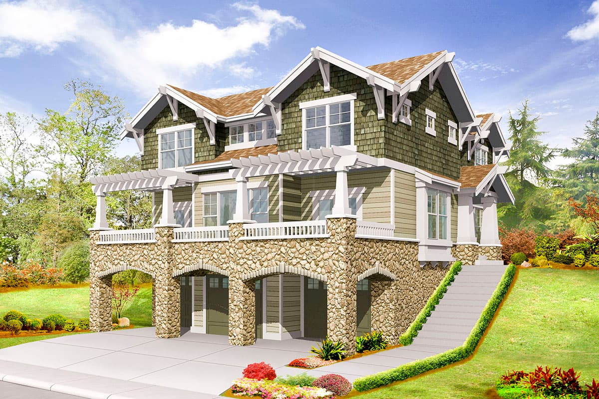 Plan 23087JD: Large Deck for Enjoying the Views - Image #25 - Craftsman, Northwest