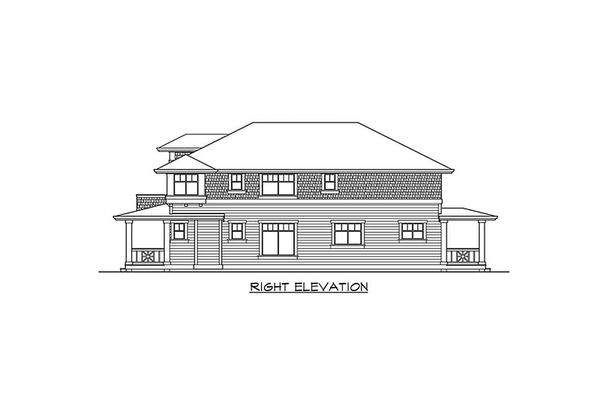 Plan 23090JD: Perfect for Narrow or Alley Lots - Image #7 - Craftsman, Northwest