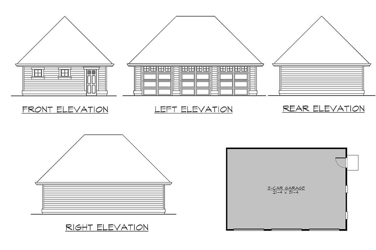 Plan 23090JD: Perfect for Narrow or Alley Lots - Image #8 - Craftsman, Northwest