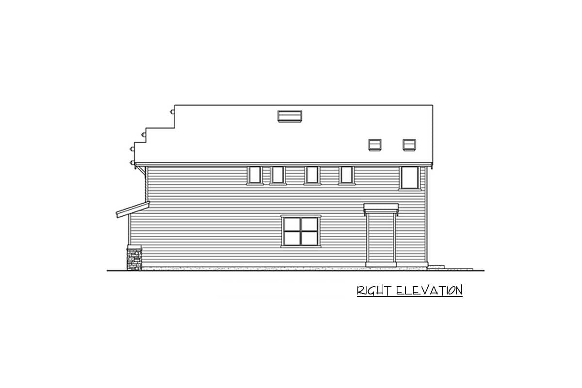 Plan 23092JD: Compact Footprint with Open Living Spaces - Image #6 - Craftsman, Northwest, Rustic