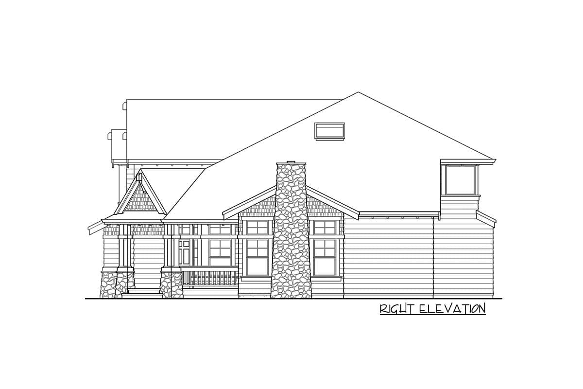 Plan 23106JD: Beautiful Craftsman Home Plan for a Corner Lot - Image #25 - Craftsman, Northwest