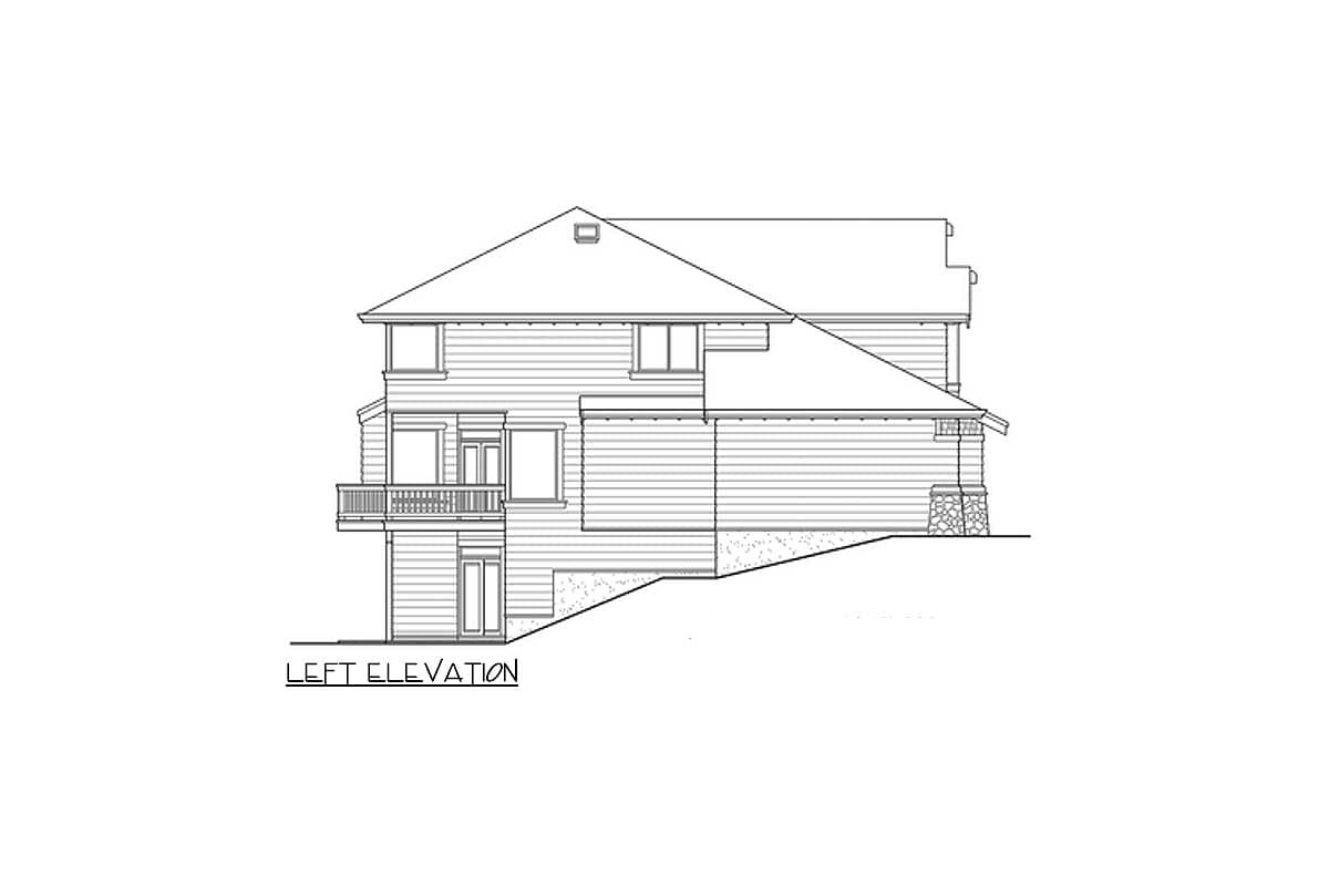 Plan 23107JD: Craftsman Home Plan with Angled Entry and a Walkout Basement - Image #23 - Craftsman, Northwest