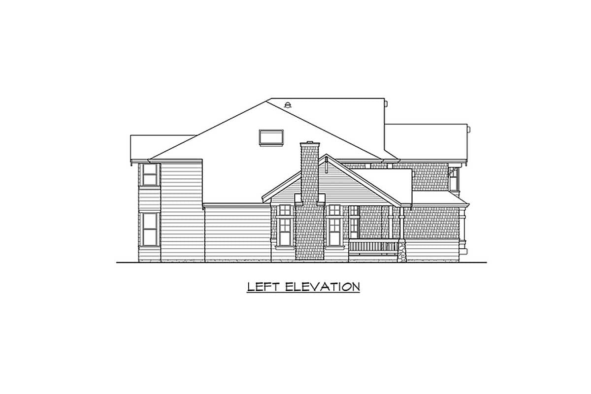 Plan 23114JD: Side Entry Garage Perfect for Corner Lot - Image #20 - Country, Craftsman, Northwest