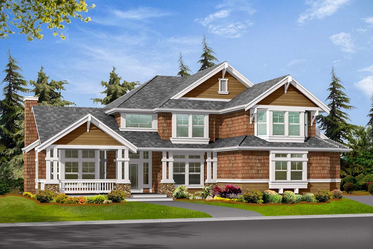 Plan 23114JD: Side Entry Garage Perfect for Corner Lot - Image #18 - Country, Craftsman, Northwest