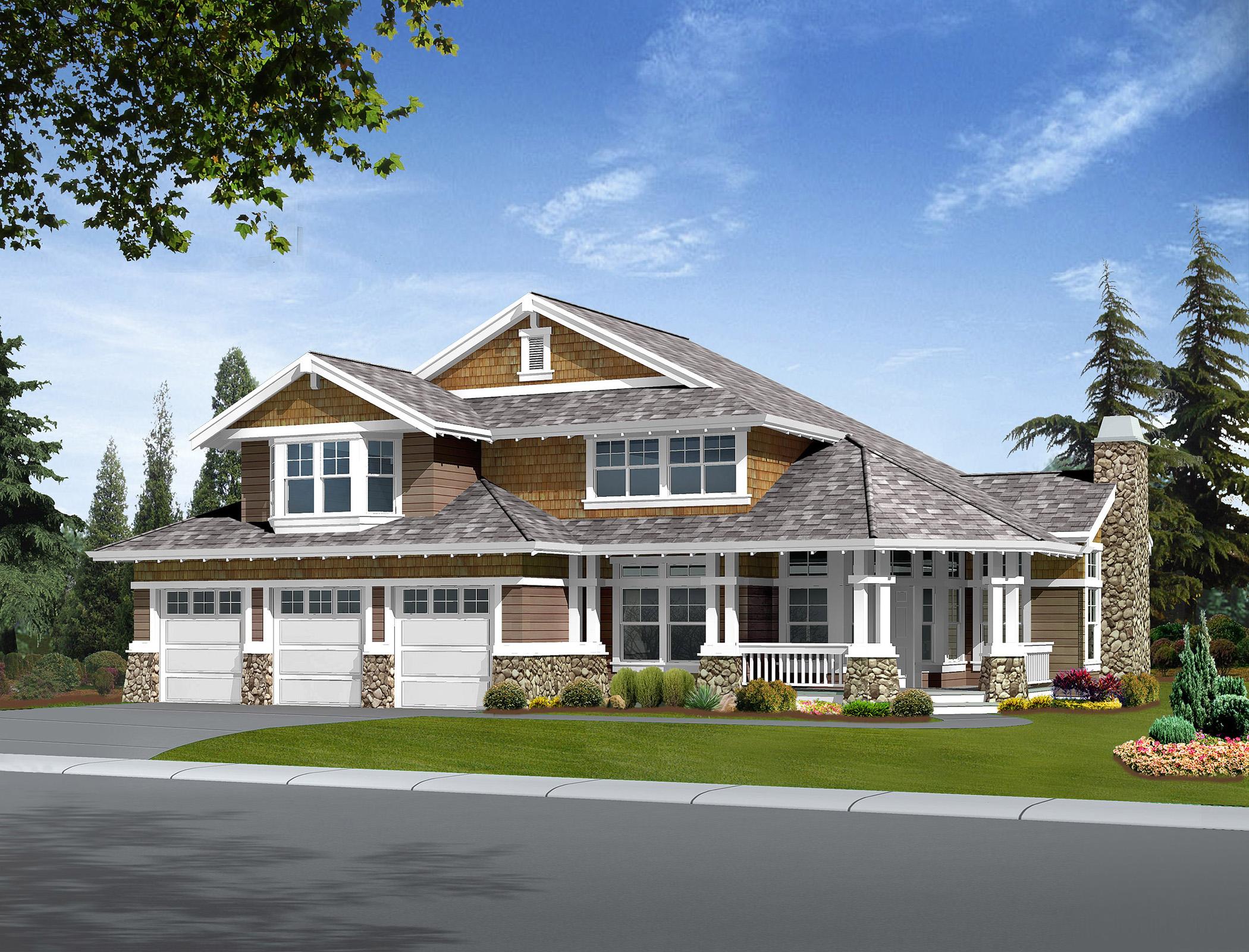 Plan 23116JD: Dramatic Visual Axis Through House - Image #22 - Craftsman, Northwest