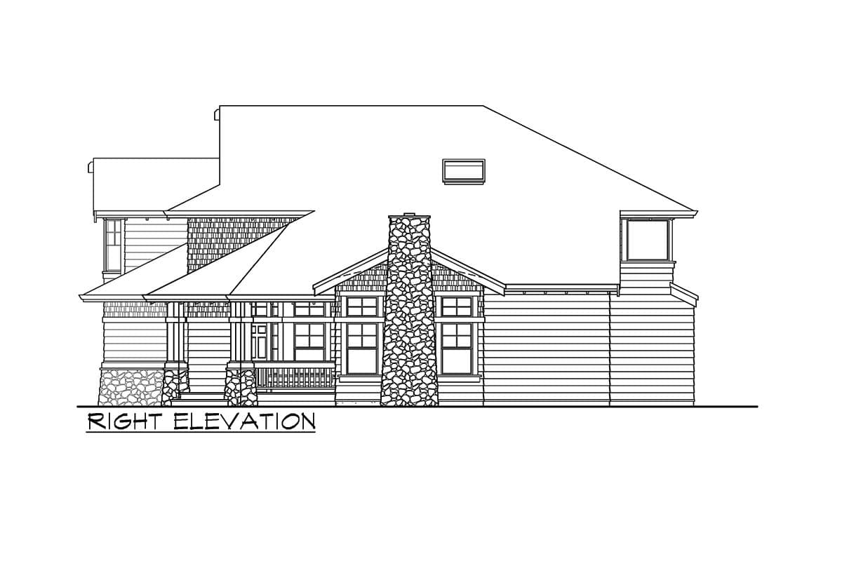 Plan 23116JD: Dramatic Visual Axis Through House - Image #26 - Craftsman, Northwest