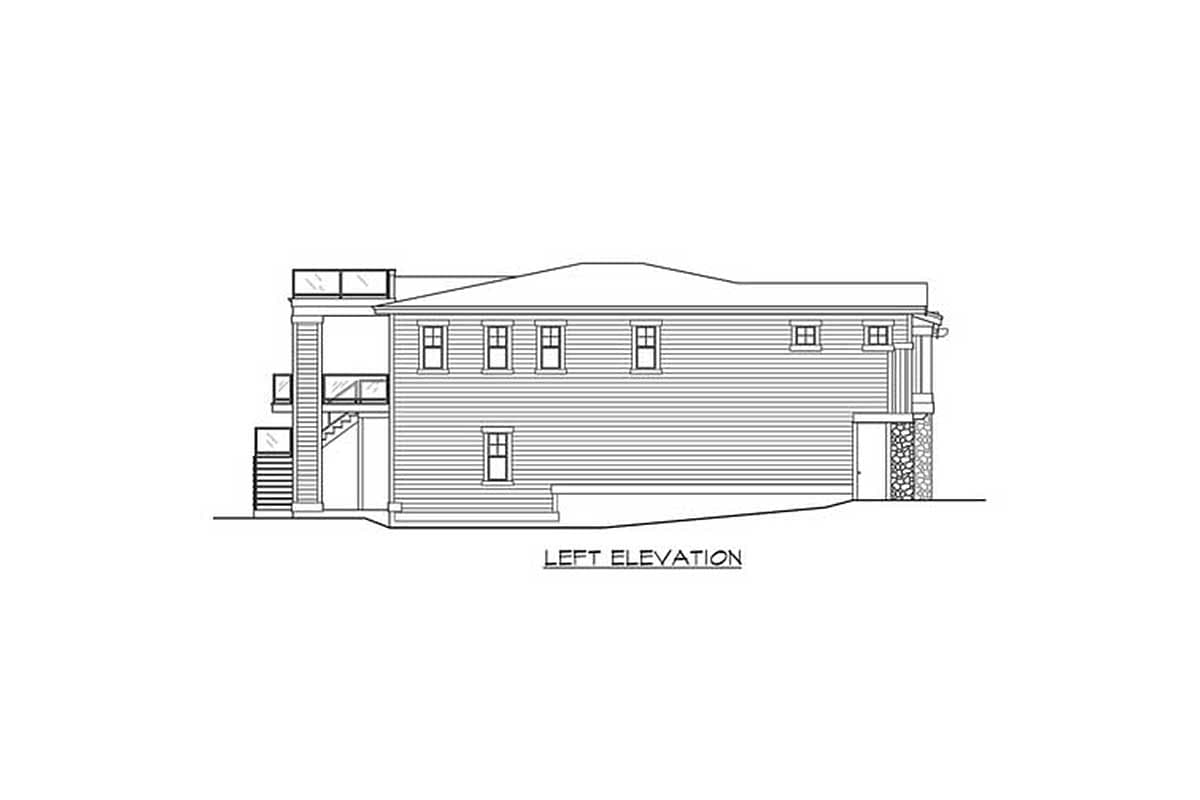 Plan 23127JD: Full Finished Basement with Home Theatre - Image #26 - Craftsman, Northwest