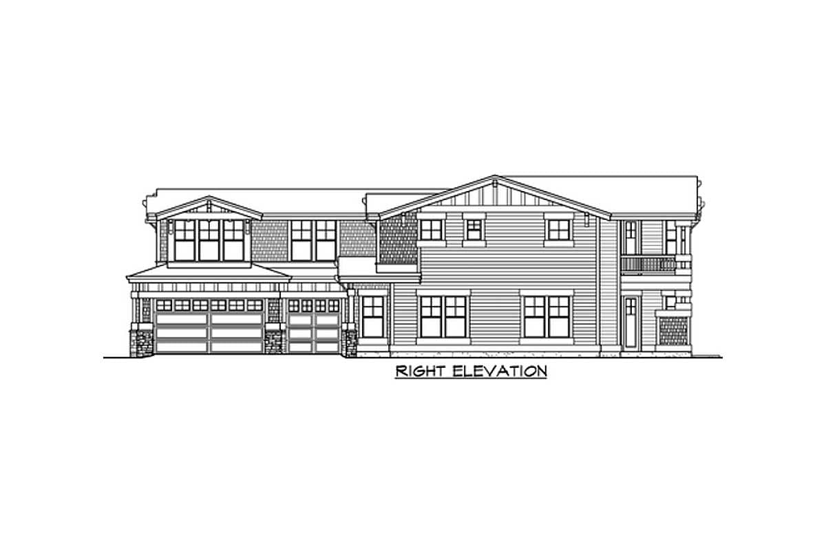 Plan 23130JD: Covered BBQ Patio with Built-In Fireplace - Image #7 - Craftsman, Northwest