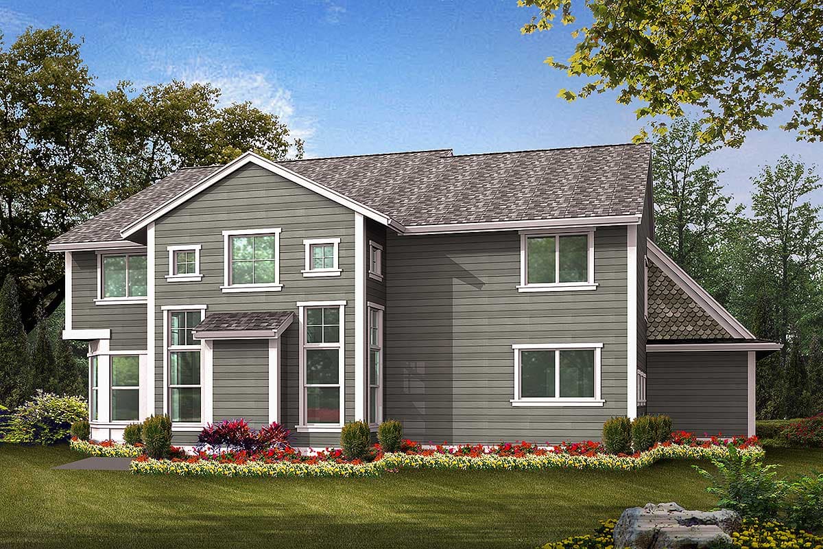 Plan 23135JD: Large Covered Porch Perfect for Relaxing - Image #10 - Country, Craftsman, Northwest