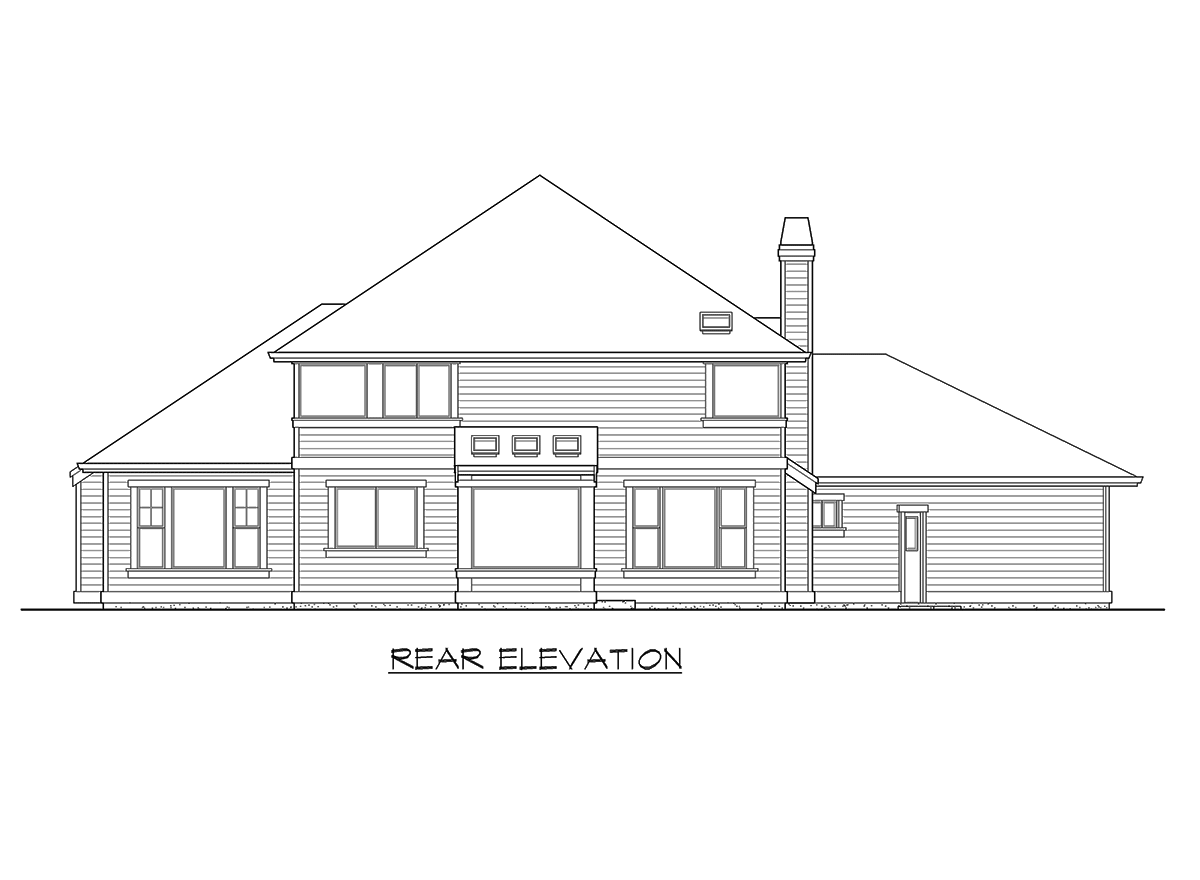 Plan 2314JD: Open Craftsman Floor Plan - Image #6 - Craftsman, New American, Shingle