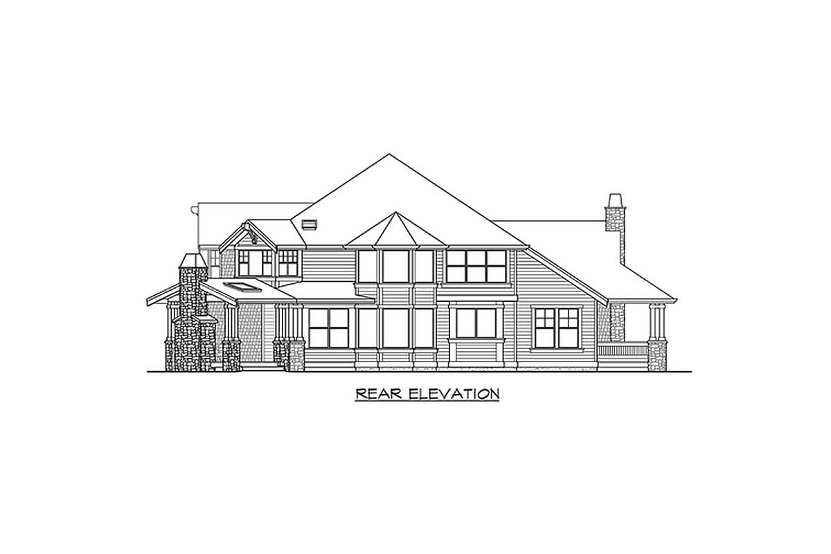 Plan 23152JD: Classic Newport-style House Plan with Corner Wrapping Porch - Image #29 - Craftsman, Northwest