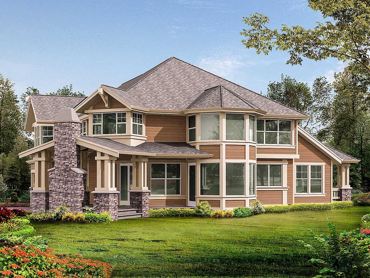 Plan 23152JD: Classic Newport-style House Plan with Corner Wrapping Porch - Image #26 - Craftsman, Northwest