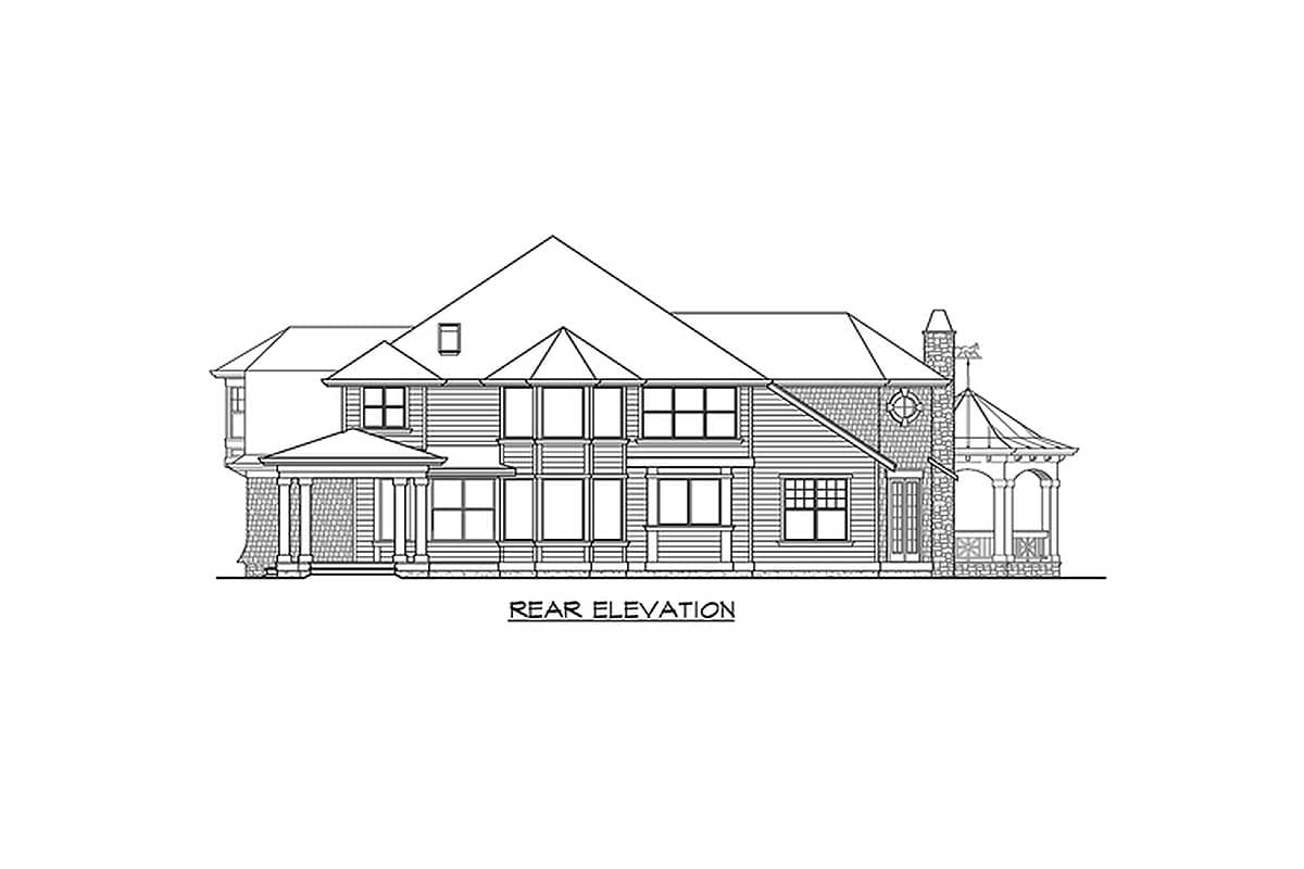 Plan 23153JD: Newport-style House Plan with Spacious Covered Porches for Outdoor Living - Image #5 - Coastal, Country, Craftsman, Northwest, Shingle