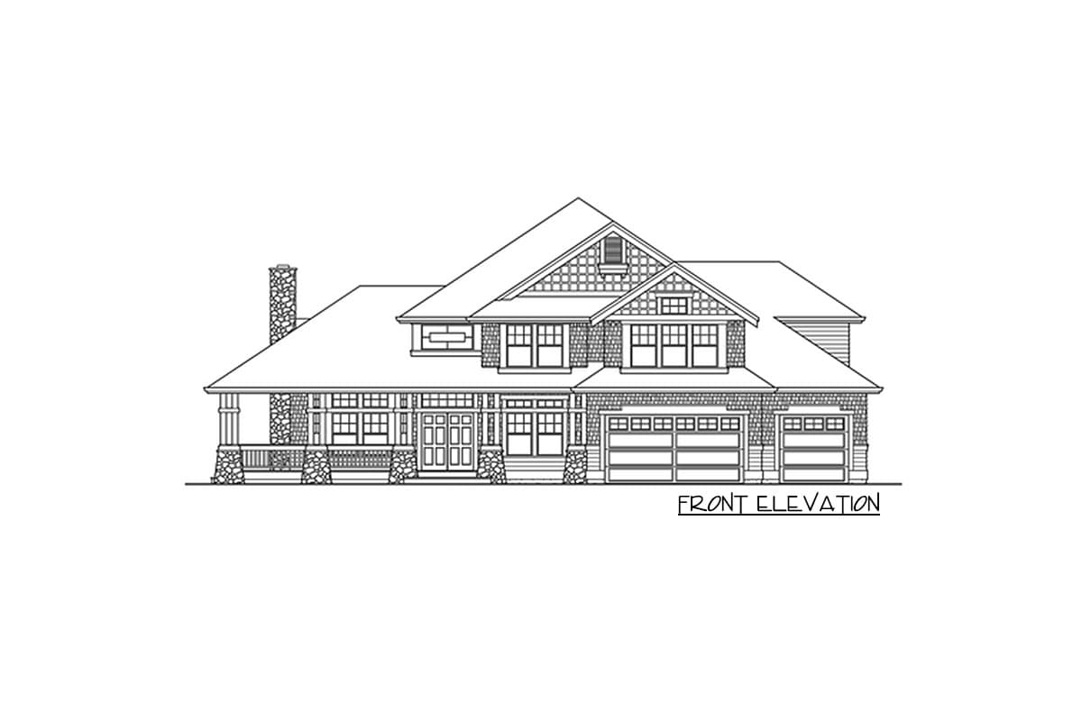 Plan 23159JD: Craftsman House Plan with Generous Wraparound Covered Porch - Image #23 - Craftsman, Northwest