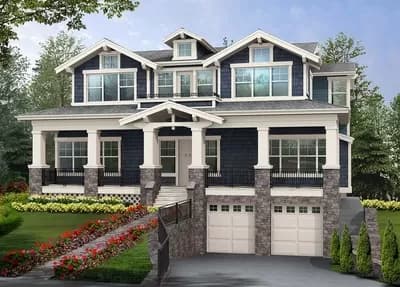 Perfect Home for Sloped View Lot