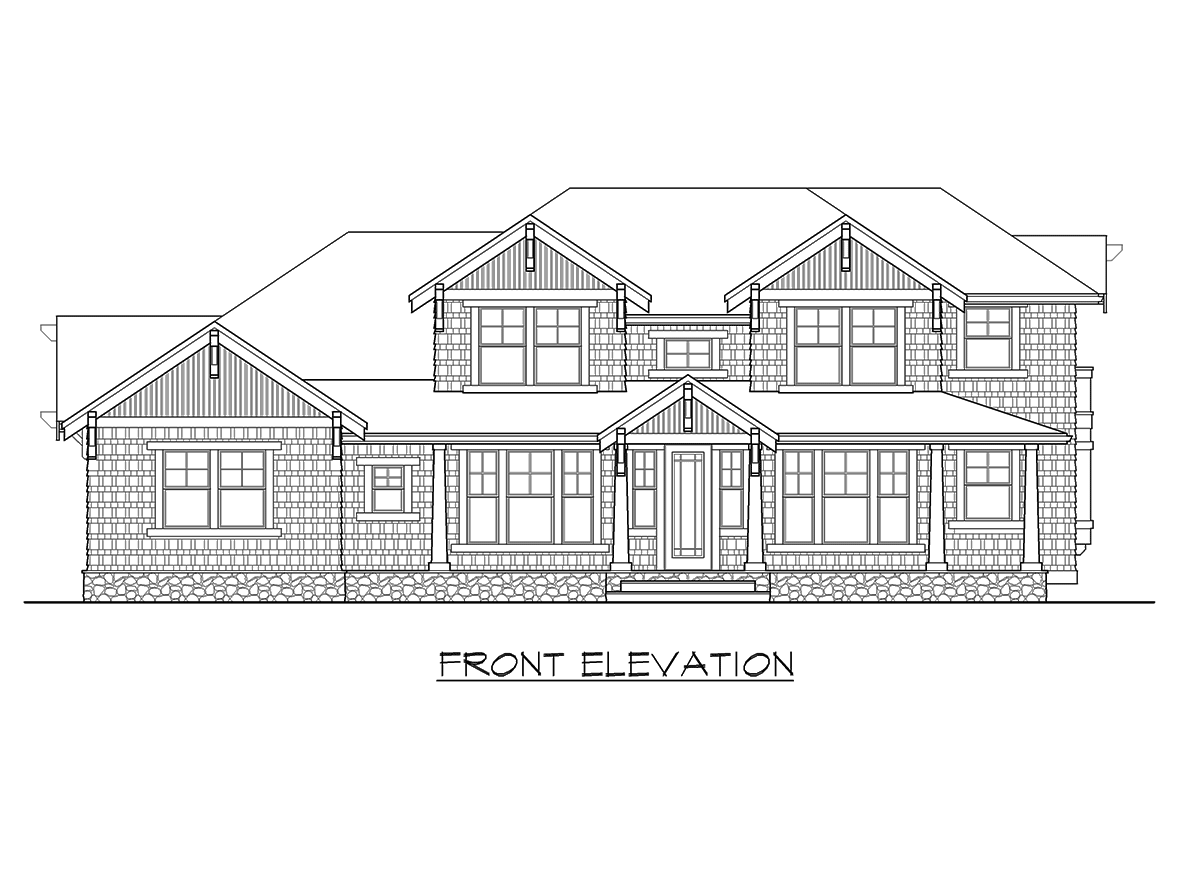 Plan 23163JD: Open Layout with Master on Main - Image #9 - Country, Craftsman, Northwest
