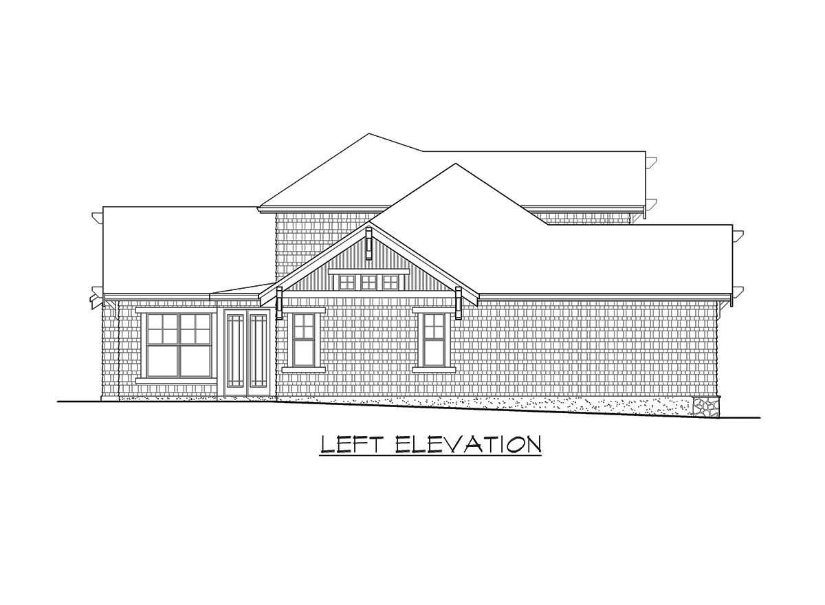Plan 23163JD: Open Layout with Master on Main - Image #10 - Country, Craftsman, Northwest