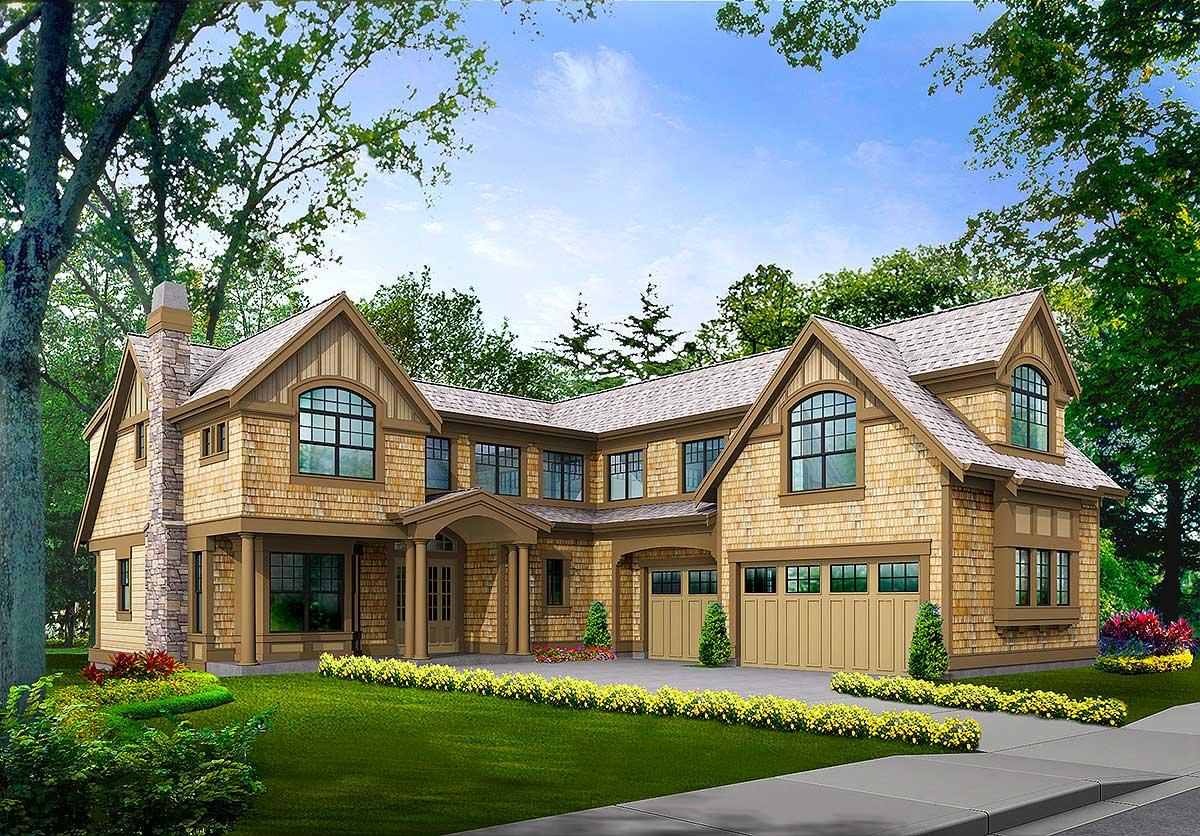 Plan 23165JD: Old World Facade with Modern Floor Plan - Image #14 - Craftsman, Northwest, Shingle