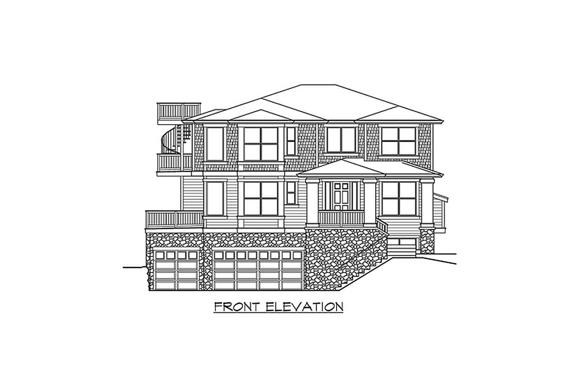 Plan 23166JD: Luxury Master Suite with Private Deck - Image #22 - Craftsman, Northwest, Shingle