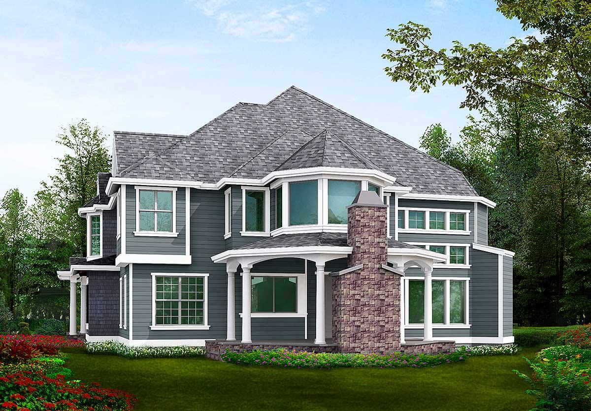 Plan 23172JD: Beautiful Victorian for Corner Lots - Image #4 - Craftsman, Northwest, Victorian