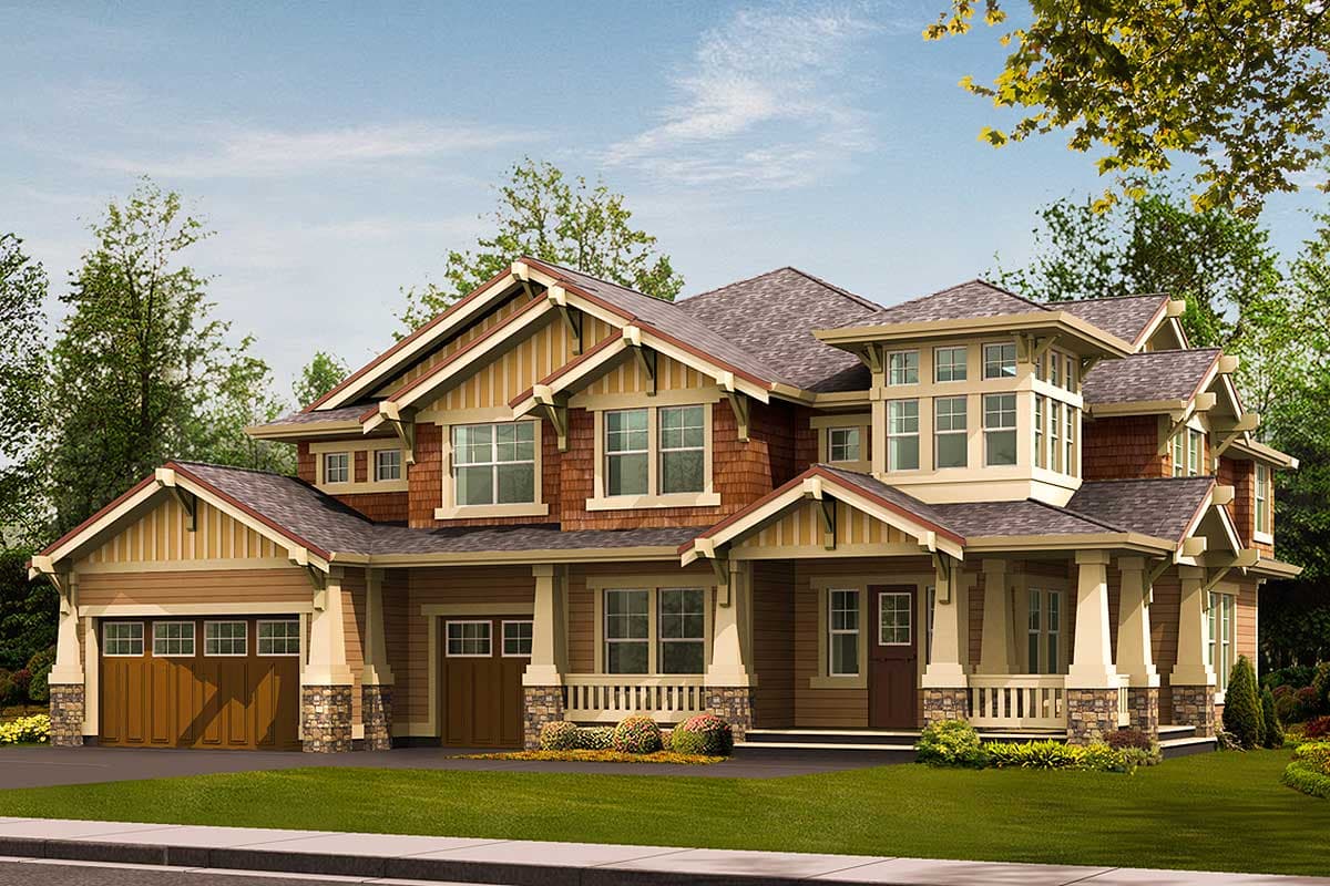 Plan 23175JD: Majestic, Bold Accents with Options - Image #15 - Craftsman, New American, Northwest