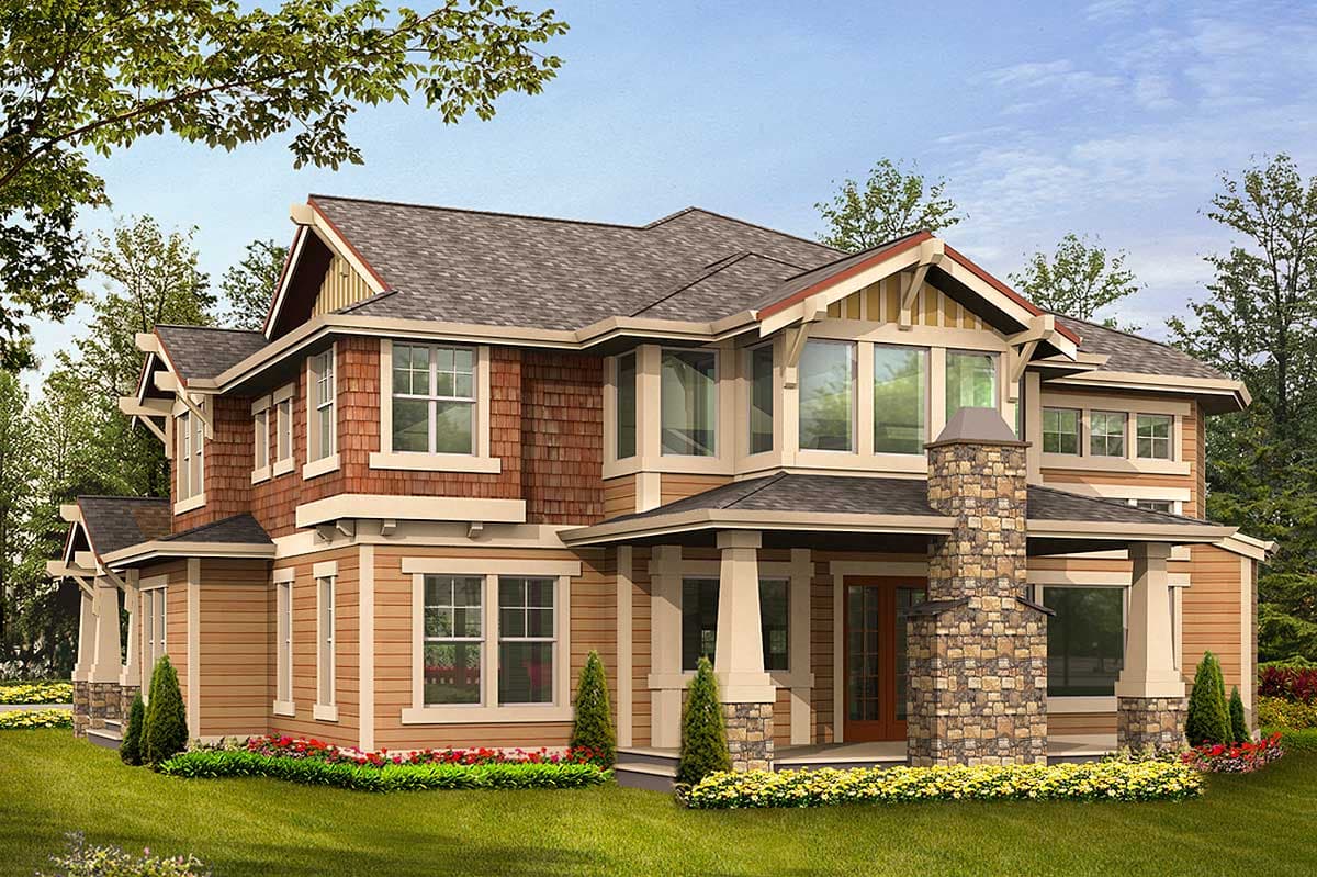 Plan 23175JD: Majestic, Bold Accents with Options - Image #16 - Craftsman, New American, Northwest