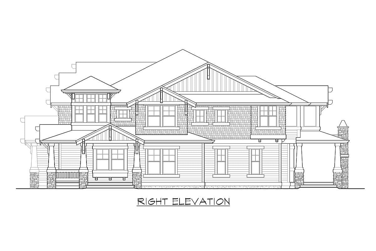 Plan 23175JD: Majestic, Bold Accents with Options - Image #20 - Craftsman, New American, Northwest