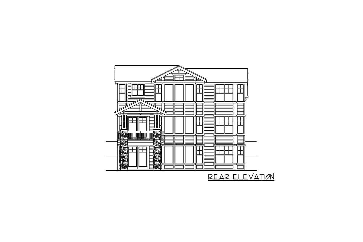 Plan 23178JD: Craftsman House Plan with 3-Level Living - Image #30 - Craftsman, Northwest