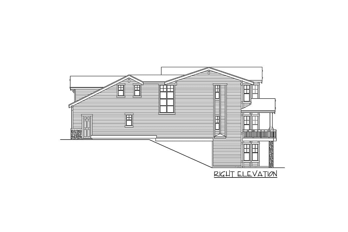 Plan 23178JD: Craftsman House Plan with 3-Level Living - Image #31 - Craftsman, Northwest