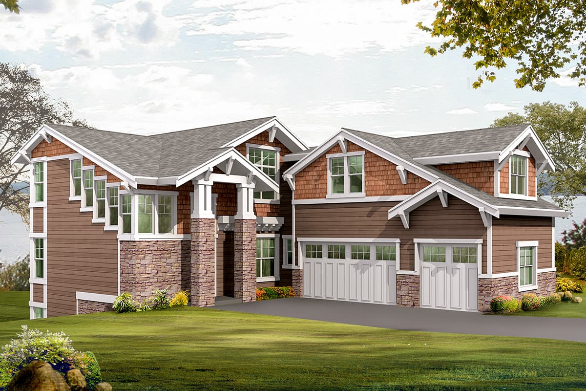Plan 23178JD: Craftsman House Plan with 3-Level Living - Image #27 - Craftsman, Northwest