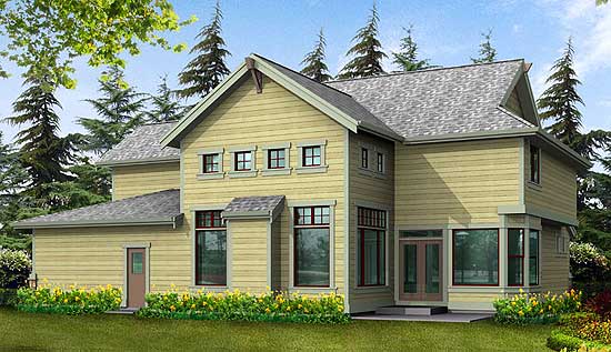 Plan 2318JD: Classic Craftsman with Alternate Available - Image #17 - Craftsman, New American, Northwest
