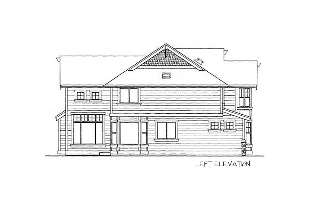 Plan 2318JD: Classic Craftsman with Alternate Available - Image #19 - Craftsman, New American, Northwest