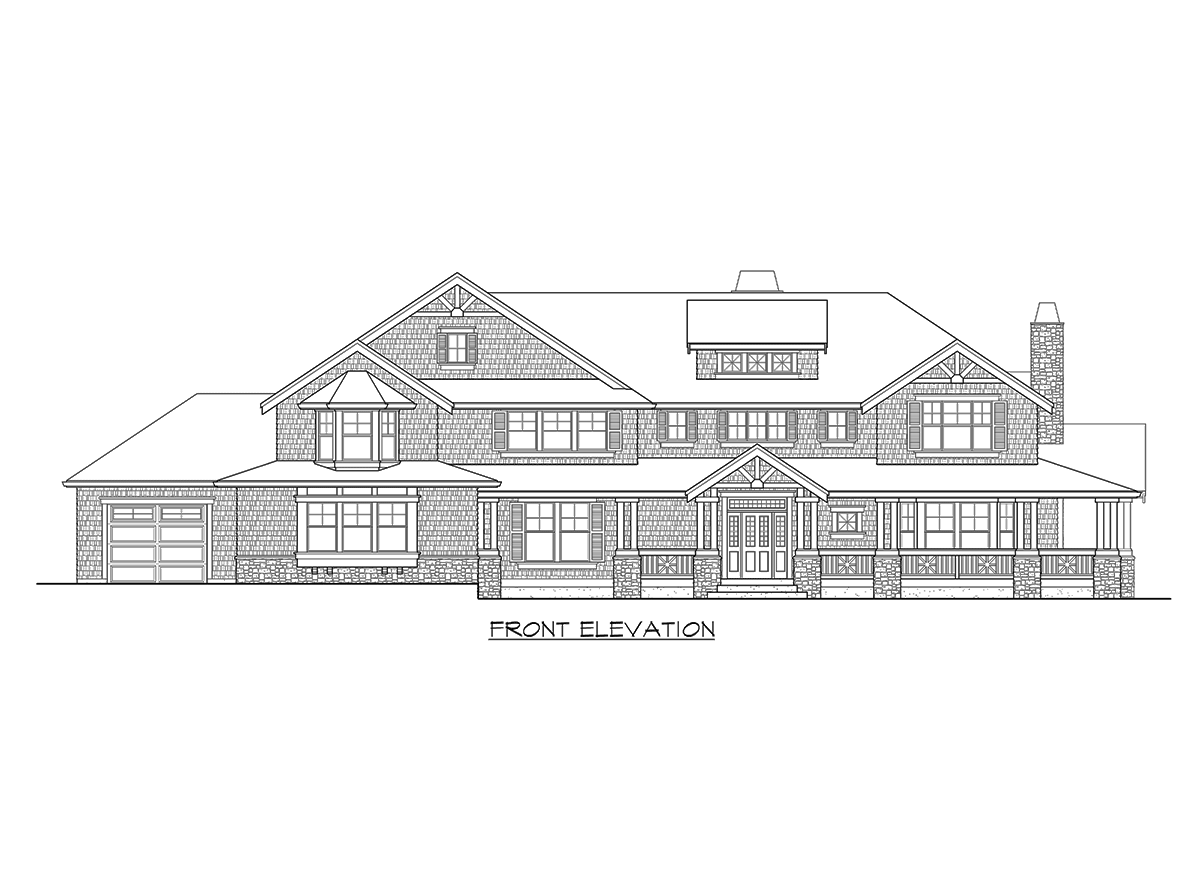 Plan 23180JD: Luxury Craftsman House Plan with Options - Image #17 - Country, Craftsman, Northwest