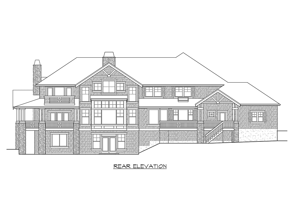 Plan 23180JD: Luxury Craftsman House Plan with Options - Image #19 - Country, Craftsman, Northwest