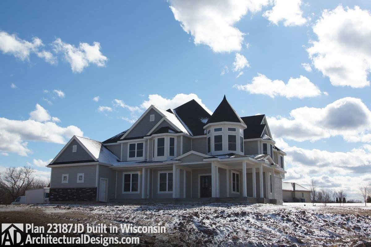 build gallery item - House Plan 23187JD comes to life in Wisconsin!
