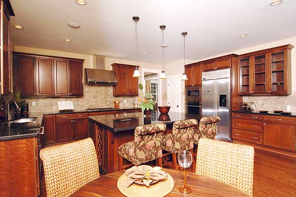 Plan 23187JD: Shingle-style House Plan with Spacious Covered Outdoor Living with Fireplace - Image #8 - Northwest, Victorian