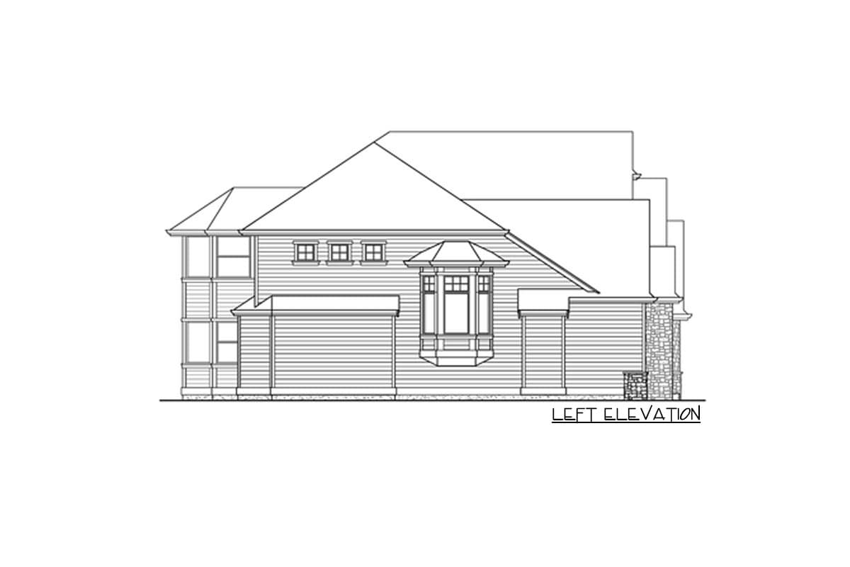 Plan 23191JD: Circular Hallway Adds Visual Appeal - Image #27 - Craftsman, Northwest