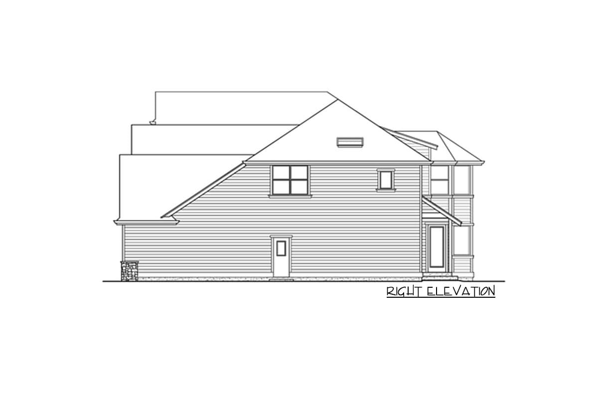 Plan 23191JD: Circular Hallway Adds Visual Appeal - Image #29 - Craftsman, Northwest