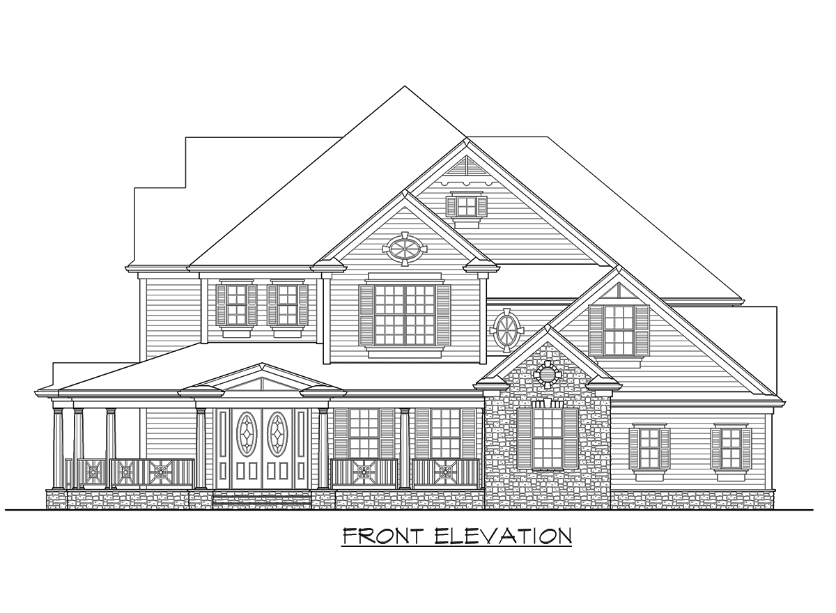 Plan 23203JD: A Bath for Every Bedroom - Image #16 - Country, Farmhouse, Traditional