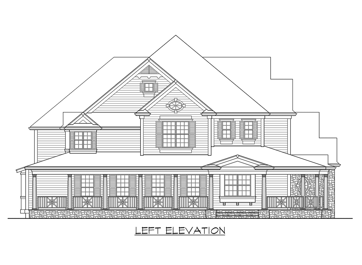 Plan 23203JD: A Bath for Every Bedroom - Image #17 - Country, Farmhouse, Traditional