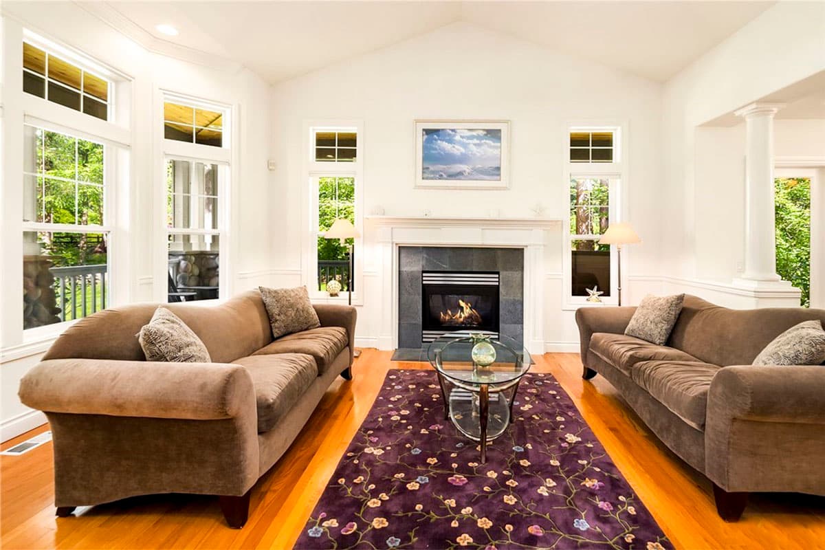 Plan 23206JD: Sunken Family Room Defined by Columns - Image #6 - Country, Craftsman, Northwest